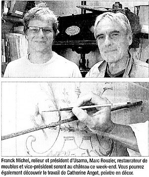 Marc Rouzier et Franck Michel - Journées du Patrimoine au château de Sassenage